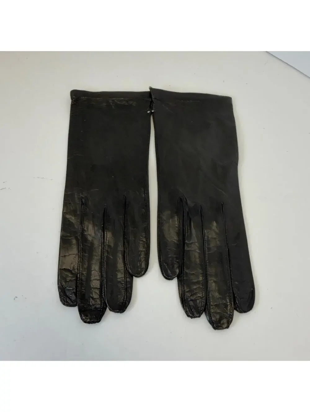 Real Kid Vintage Leather Gloves Lined Western Germany WPL-9111 Size 6 1/2 D-10‎